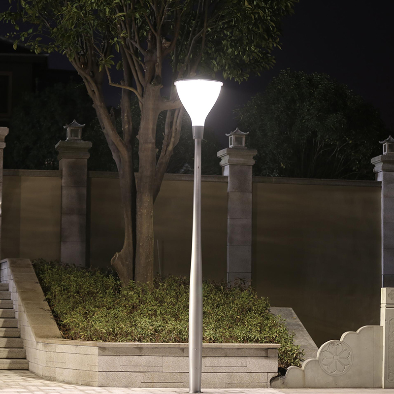 YMLED-6135 欧式 PC 灯罩 LED 顶装庭院灯